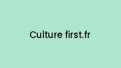 Culture-first.fr Coupon Codes