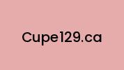 Cupe129.ca Coupon Codes