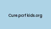 Cure.pcrf-kids.org Coupon Codes
