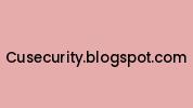 Cusecurity.blogspot.com Coupon Codes