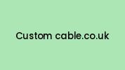 Custom-cable.co.uk Coupon Codes