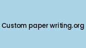 Custom-paper-writing.org Coupon Codes