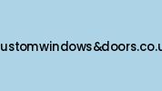 Customwindowsanddoors.co.uk Coupon Codes