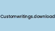 Customwritings.download Coupon Codes