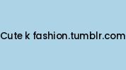 Cute-k-fashion.tumblr.com Coupon Codes