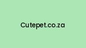 Cutepet.co.za Coupon Codes