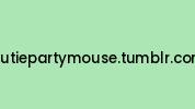 Cutiepartymouse.tumblr.com Coupon Codes