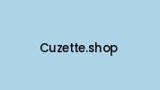Cuzette.shop Coupon Codes