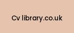 cv-library.co.uk Coupon Codes