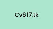 Cv617.tk Coupon Codes