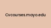 Cvcourses.mayo.edu Coupon Codes