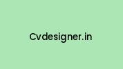 Cvdesigner.in Coupon Codes