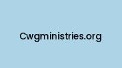 Cwgministries.org Coupon Codes