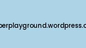 Cyberplayground.wordpress.com Coupon Codes