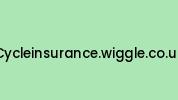 Cycleinsurance.wiggle.co.uk Coupon Codes