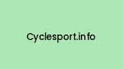 Cyclesport.info Coupon Codes