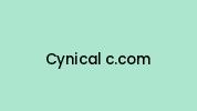 Cynical-c.com Coupon Codes