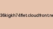 D36kigkh74flet.cloudfront.net Coupon Codes