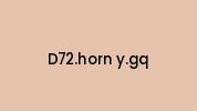 D72.horn-y.gq Coupon Codes