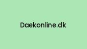 Daekonline.dk Coupon Codes