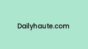 Dailyhaute.com Coupon Codes