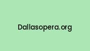 Dallasopera.org Coupon Codes