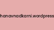 Darshanavnadkarni.wordpress.com Coupon Codes