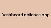 Dashboard.defiance.app Coupon Codes