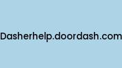 Dasherhelp.doordash.com Coupon Codes
