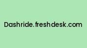 Dashride.freshdesk.com Coupon Codes