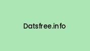 Datsfree.info Coupon Codes
