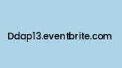 Ddap13.eventbrite.com Coupon Codes