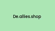 De.allies.shop Coupon Codes
