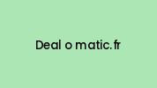 Deal-o-matic.fr Coupon Codes