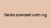 Deals.zowasel.com.ng Coupon Codes