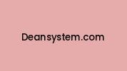 Deansystem.com Coupon Codes