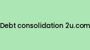 Debt-consolidation-2u.com Coupon Codes