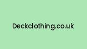 Deckclothing.co.uk Coupon Codes