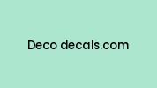 Deco-decals.com Coupon Codes