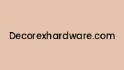 Decorexhardware.com Coupon Codes
