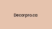 Decorpro.ca Coupon Codes