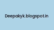 Deepakyk.blogspot.in Coupon Codes