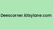 Deescorner.kitsylane.com Coupon Codes