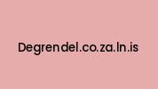 Degrendel.co.za.ln.is Coupon Codes