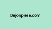 Dejonpiere.com Coupon Codes