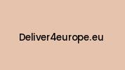 Deliver4europe.eu Coupon Codes