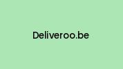 Deliveroo.be Coupon Codes