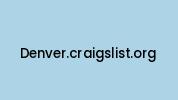 Denver.craigslist.org Coupon Codes