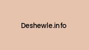 Deshewle.info Coupon Codes