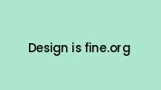 Design-is-fine.org Coupon Codes